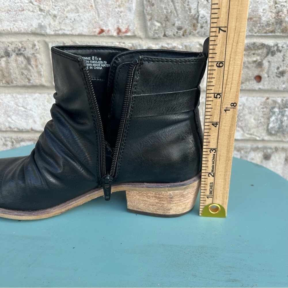 BareTraps Black Ankle Booties with Buckle Detail - Picture 10 of 10